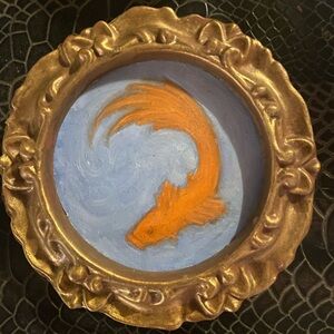 Original oil painting, framed